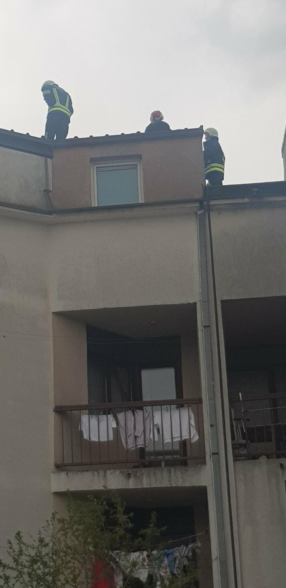 <p>"Za požar nam je javljeno u 14.35 časova. Odmah je naša ekipa, od deset vatrogasaca i dvoje vozila, otišla na teren", rekao je  komandir nikšićke Službe zaštite i spasavanja, Slavko Tadić</p>