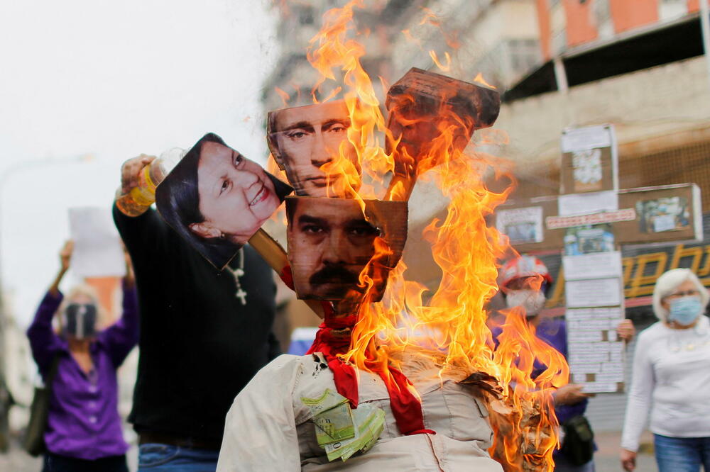 Detalj sa ranijih protesta u Venecueli, Foto: Reuters