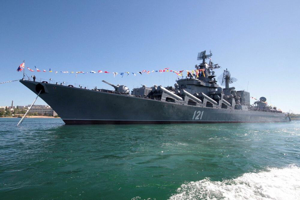 "Moskva" u luci Sevastopolj na Krimu: Fotografija iz 2013., Foto: Reuters