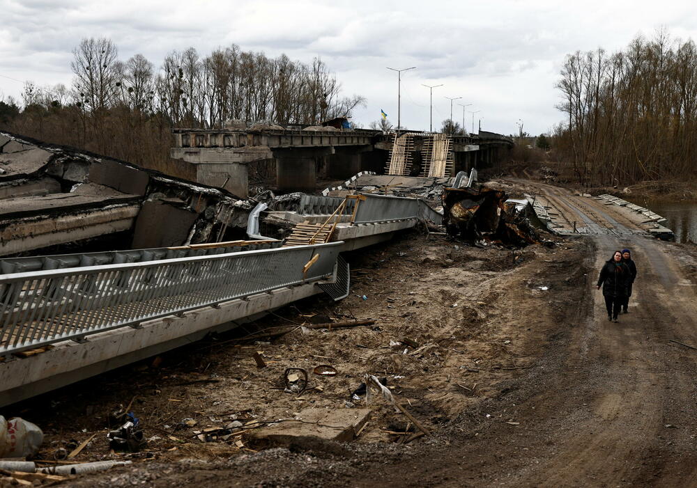 Most uništen u Ivankivu nedaleko od Kijeva