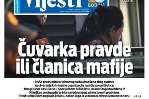 Naslovna strana "Vijesti" za 19. april