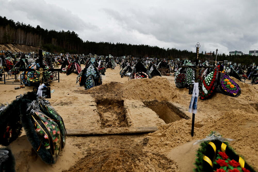 <p>Sergej Pantelejev, prvi zamjenik načelnika glavnog istražnog odjeljenja policije je rekao da je pregledano sedam lokacija u Irpinu na kojima su civili navodno strijeljani, ne navodeći više detalja</p>