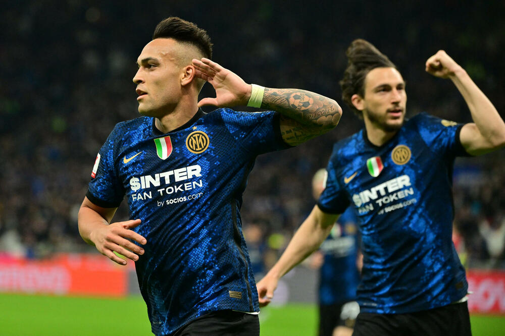 Lautaro slavi gol za 2:0, Foto: Reuters
