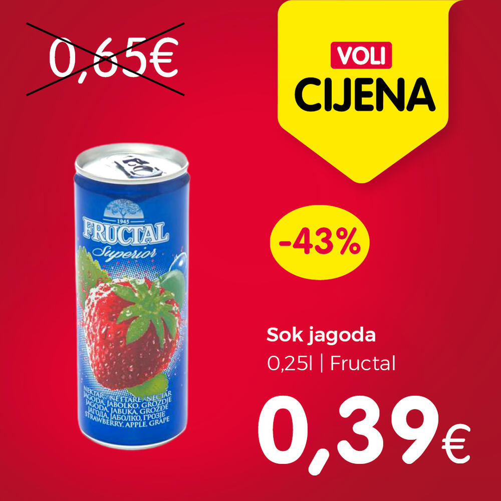 <p>Potražite u obližnjem VOLI ili Naš diskont marketu, a mi izdvajamo samo neke od proizvoda iz široke ponude.</p>