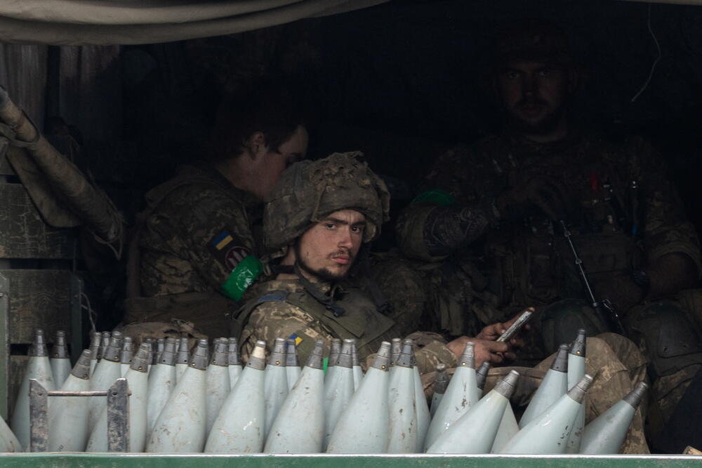 Ukrajinski vojnici u blizini Izjuma 