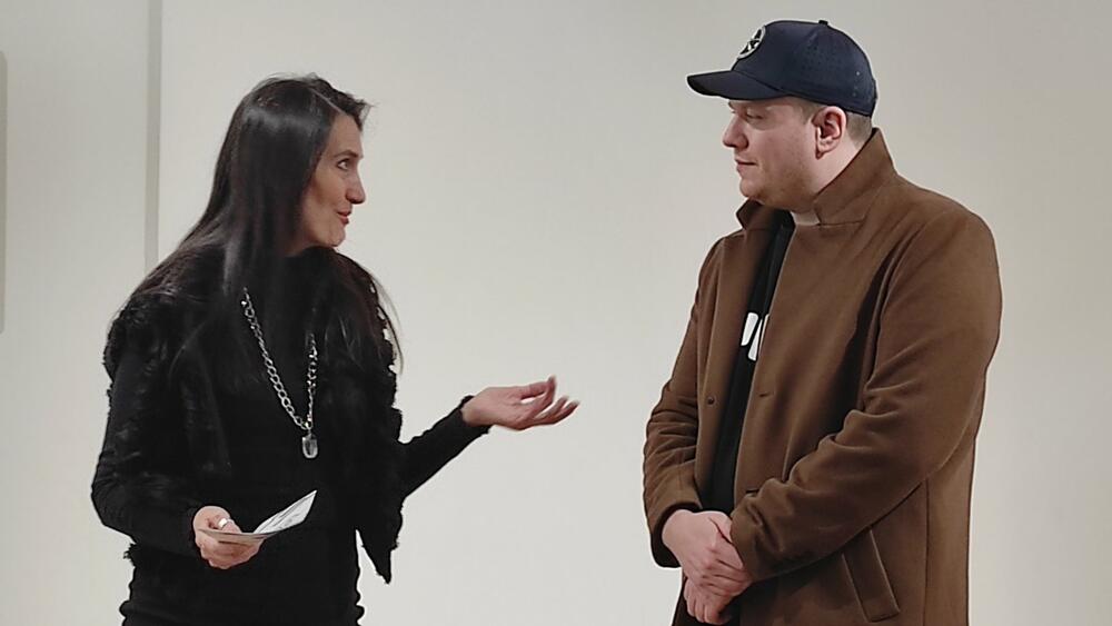 Jelena Mila i Mikael Kros