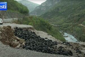 Stotine istrošenih guma zatrpavaju obronke Cijevne, nadležni...