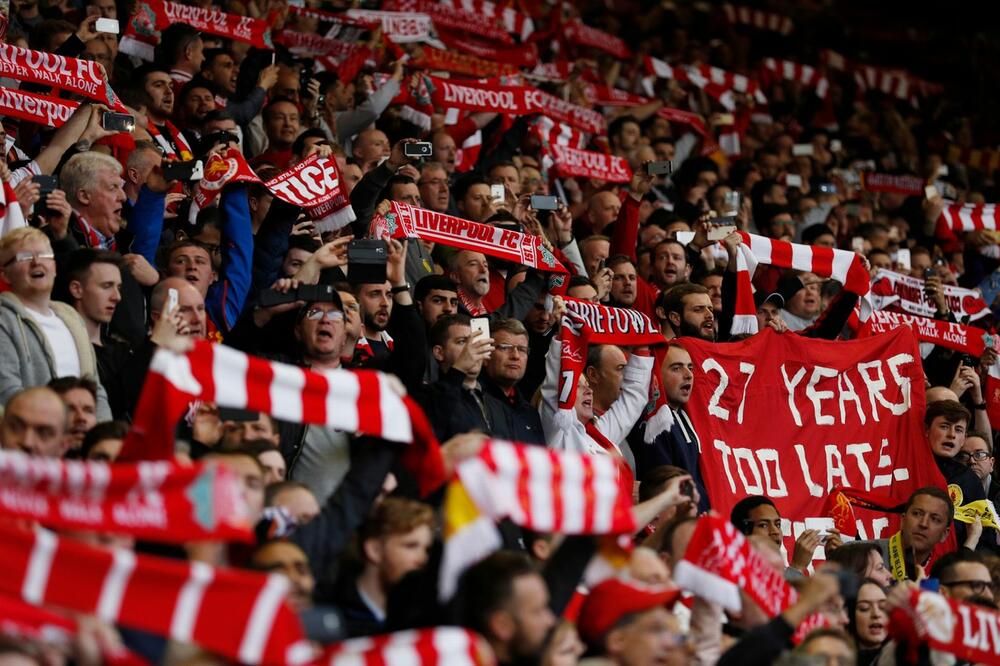 Navijači Liverpula, Foto: Reuters