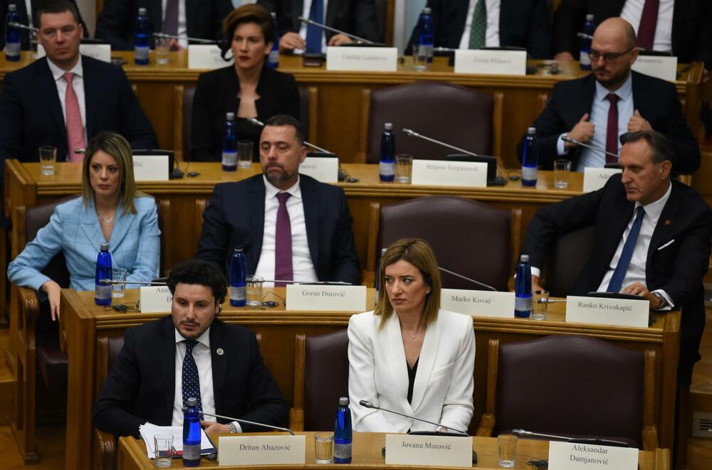 Sa konstitutivne sjednice Skupštine na Cetinju