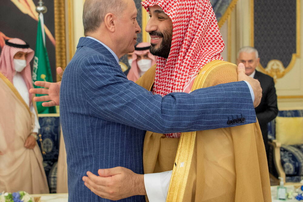 Erdogan i kralj Salman, Foto: Reuters