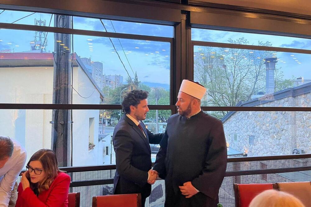 Abazović i Fejzić, Foto: twitter.com/RifatFejzic