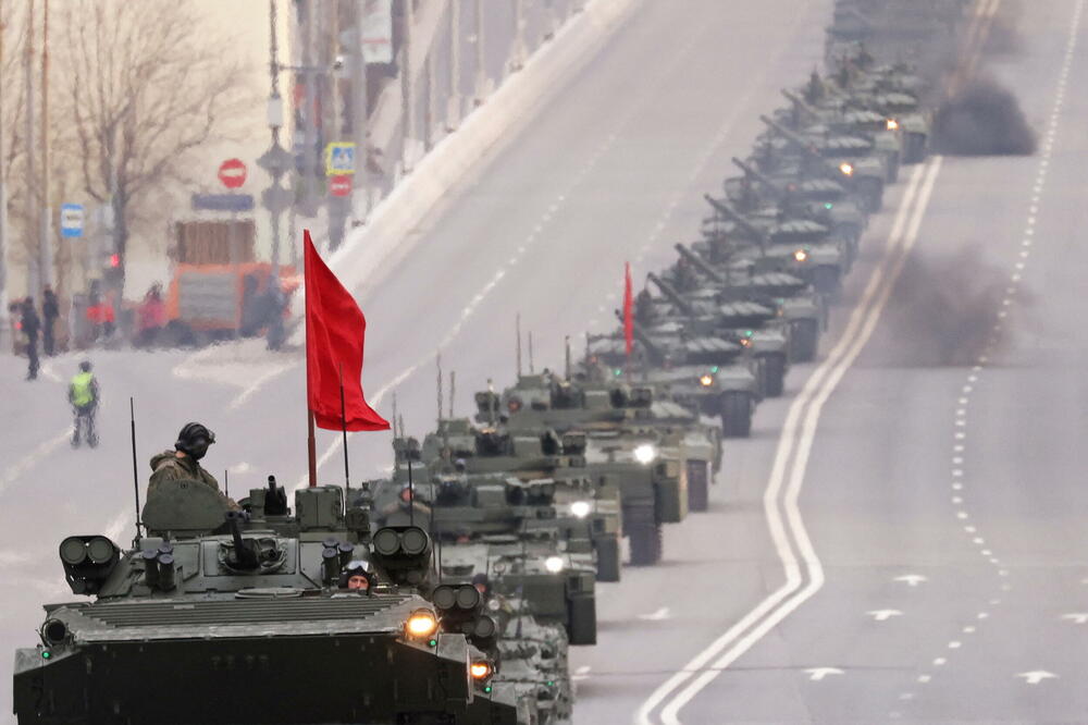 Sa jučerašnjih priprema povodom Dana pobjede, 9. maja, Foto: Reuters