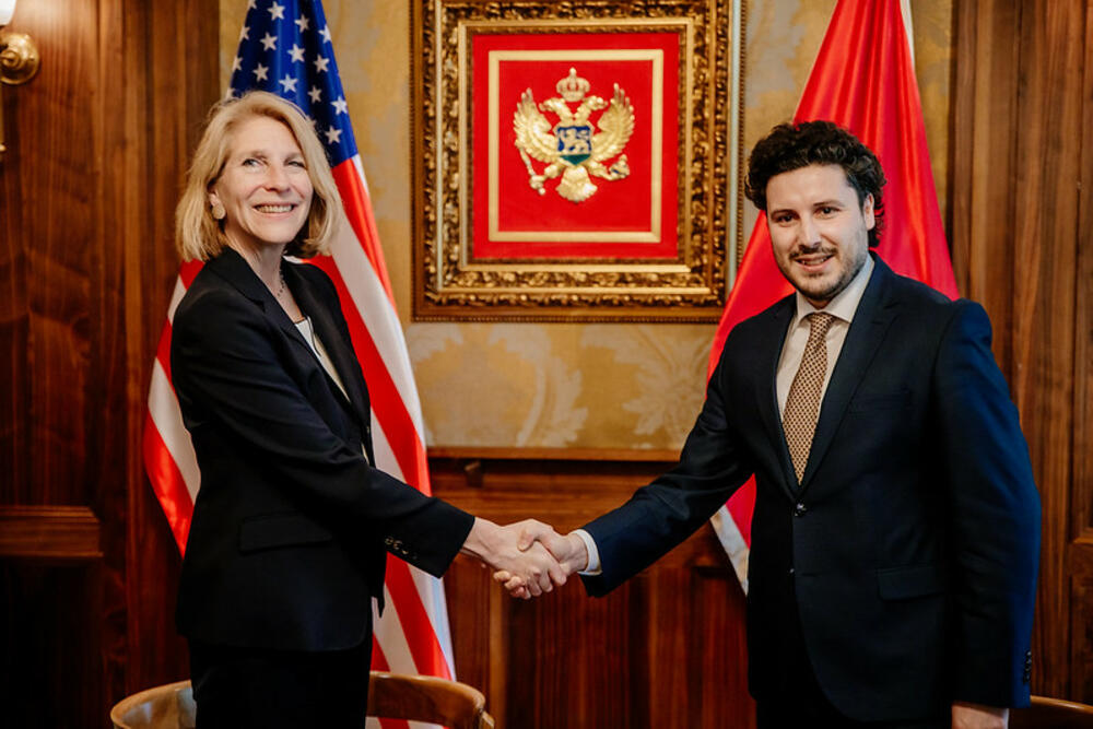 Abazović sa Karen Donfrid, pomoćnicom američkog državnog sekretara za evropska i evroazijska pitanja