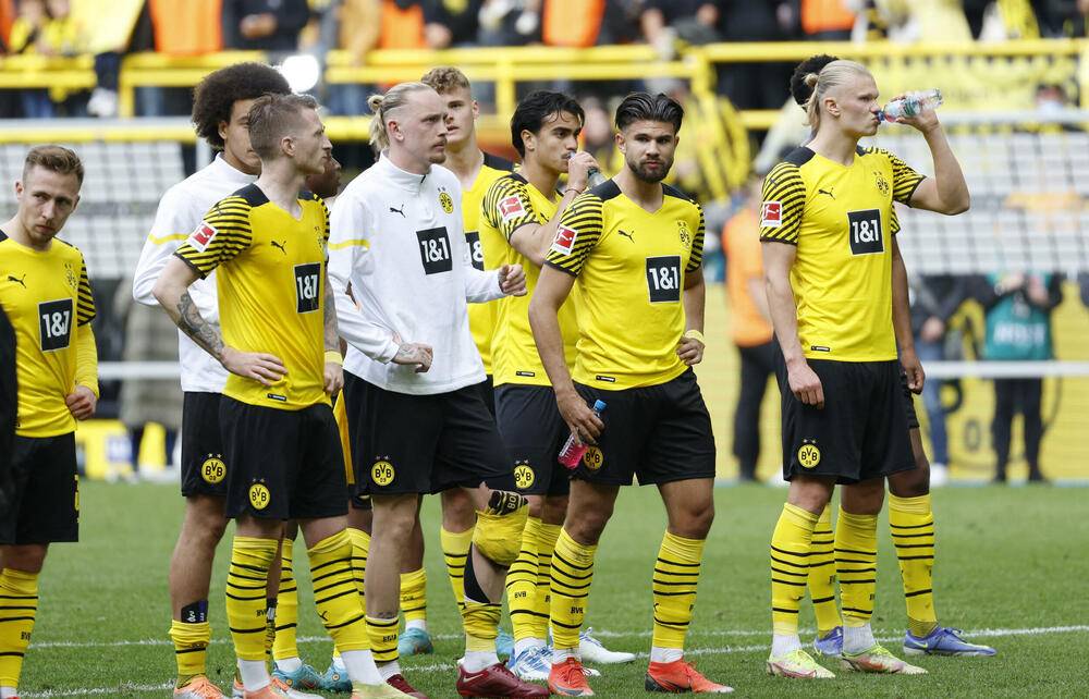 Fudbaleri Borusije nakon meča