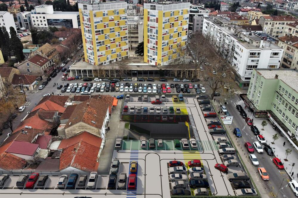 Planirana garaža iza bivše Robne kuće “BEKO”, Foto: facebook.com, zvanična Facebook stranica dr Ivana Vukovića