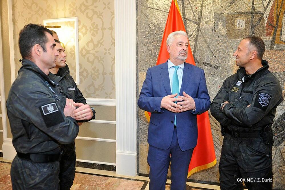 Rakonjac, Krivokapić i Knežević, Foto: Gov.me/Zoran Đurić