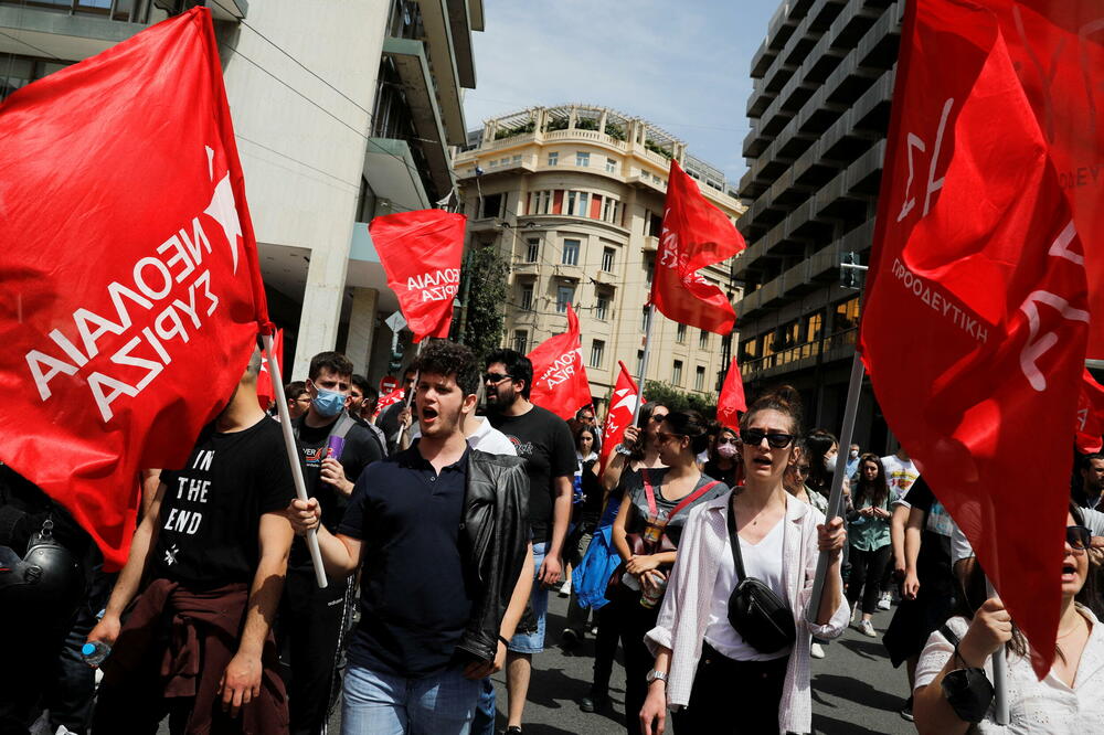 Sa protesta u Atini, Foto: Reuters