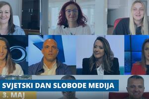 Video: Novinari "Vijesti" povodom Dana slobode medija