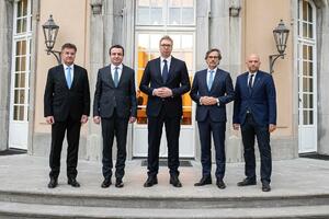 Vučić se sastao sa Kurtijem, Lajčakom i Saracinom u Berlinu