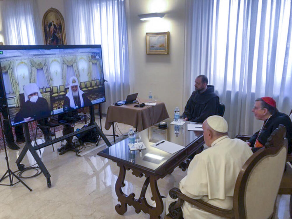 Onlajn razgovor pape Franja i patrijarha Kirila 16. marta