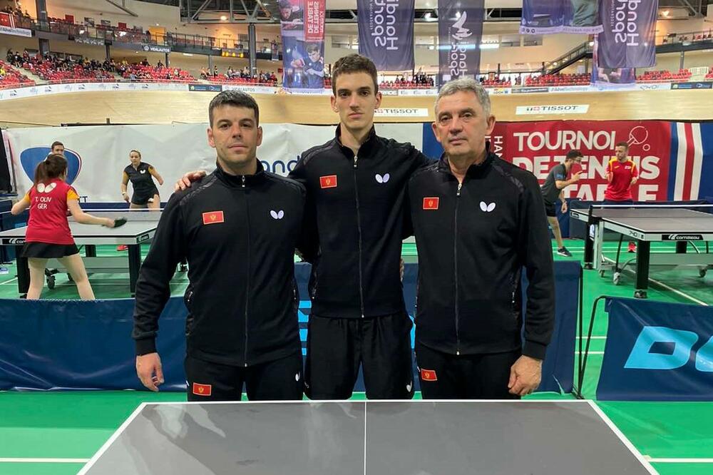 Bakić, Radović i Lupulesku, Foto: Paraolimpijski komitet Crne Gore