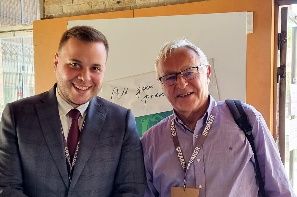 Rakčević i gradonačelnik Valensije Džoan Ribo, Foto: GP URA