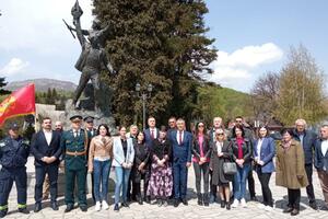 Delegacije Opštine Kolašin, UBNOR-a i VCG položile cvijeće na...