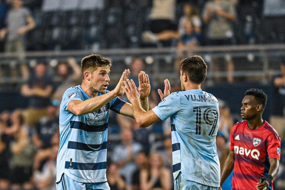Vujnović slavi gol, Foto: Sporting Kansas City