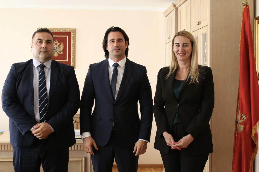 Radulović, Kovač i Perović, Foto: Ministarstvo pravde