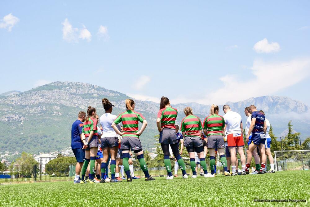 Britanska ambasada, Ragbi reprezentacija Crne Gore, Ragbi