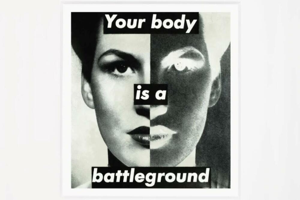 Barbara Kruger, Your body is a Battleground, Foto: latimes.com