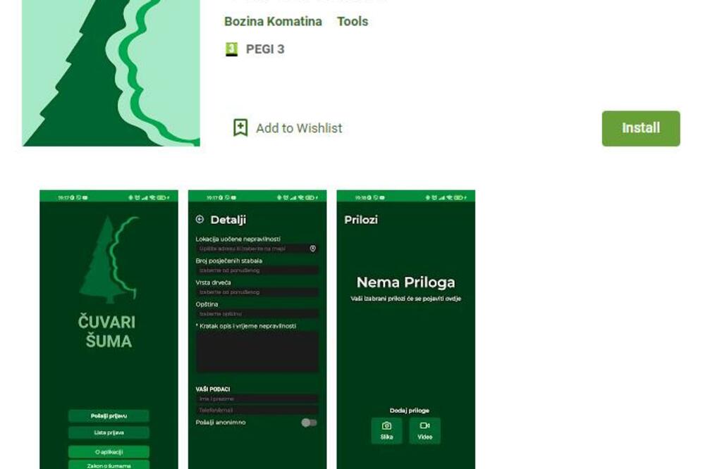 Foto: Screenshot Google Play Čuvari Šuma