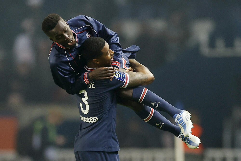 Presnel Kimpembe i Idrisa Gej, Foto: REUTERS/Christian Hartmann