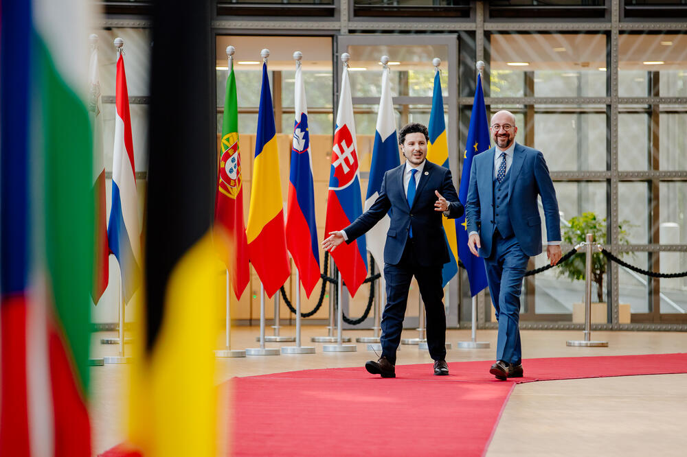 Abazović i Mišel, Foto: Vlada Crne Gore