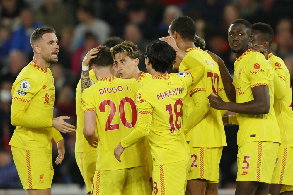 Fudbaleri Liverpula, Foto: Reuters