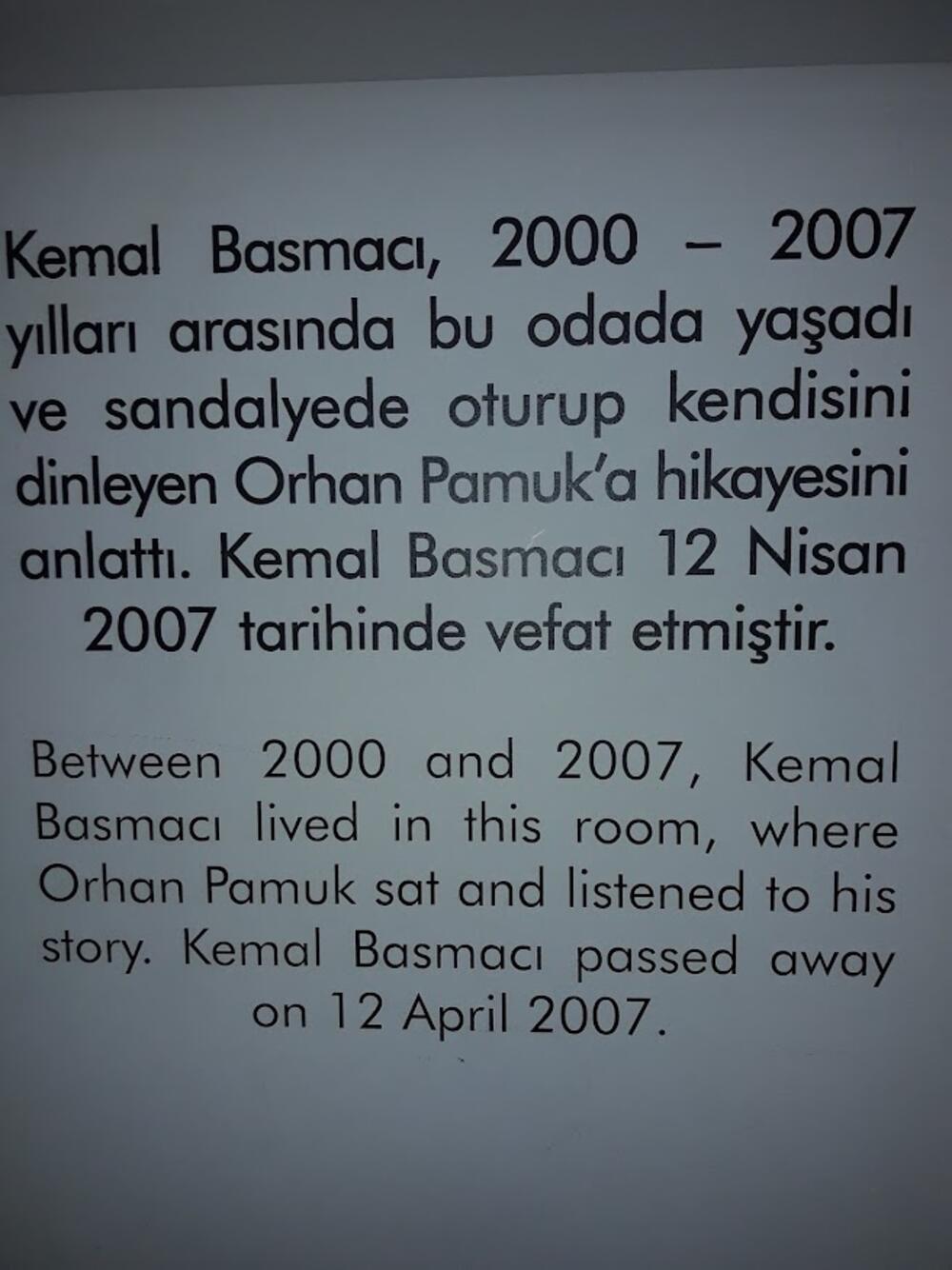 <p>Da li ste imali priliku da posjetite "Muzej nevinosti" u Istanbulu koji je nastao po istoimenom romanu Orhana Pamuka?</p>