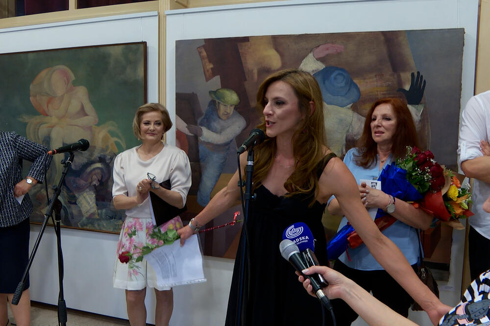 Sa otvaranja izložbe u Danilovgradu, Foto: PR Centar