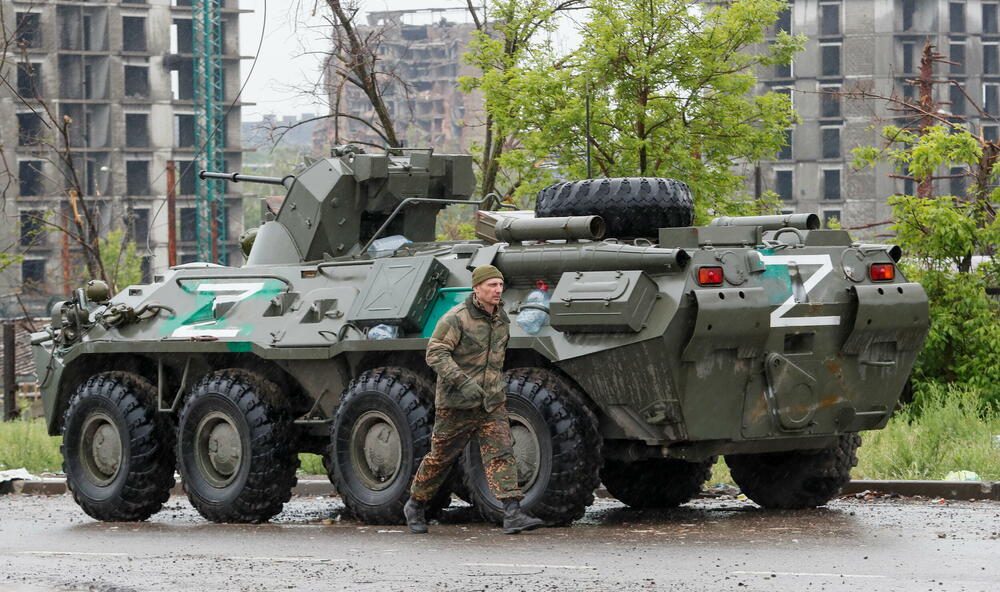 Pripadnici proruskih trupa u Mariupolju