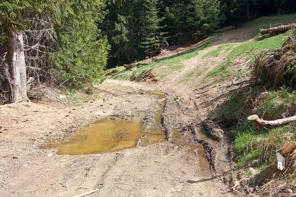 Put u katastrofalnom stanju, Foto: Privatna arhiva