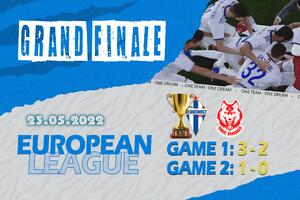 Budućnost zablistala u finalu, plavi šampioni evropske divizije