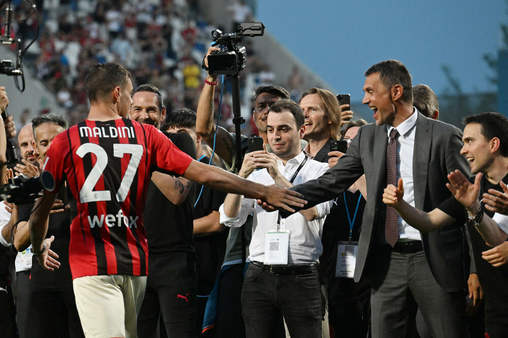 Danijel i Paolo Maldini, Foto: Reuters