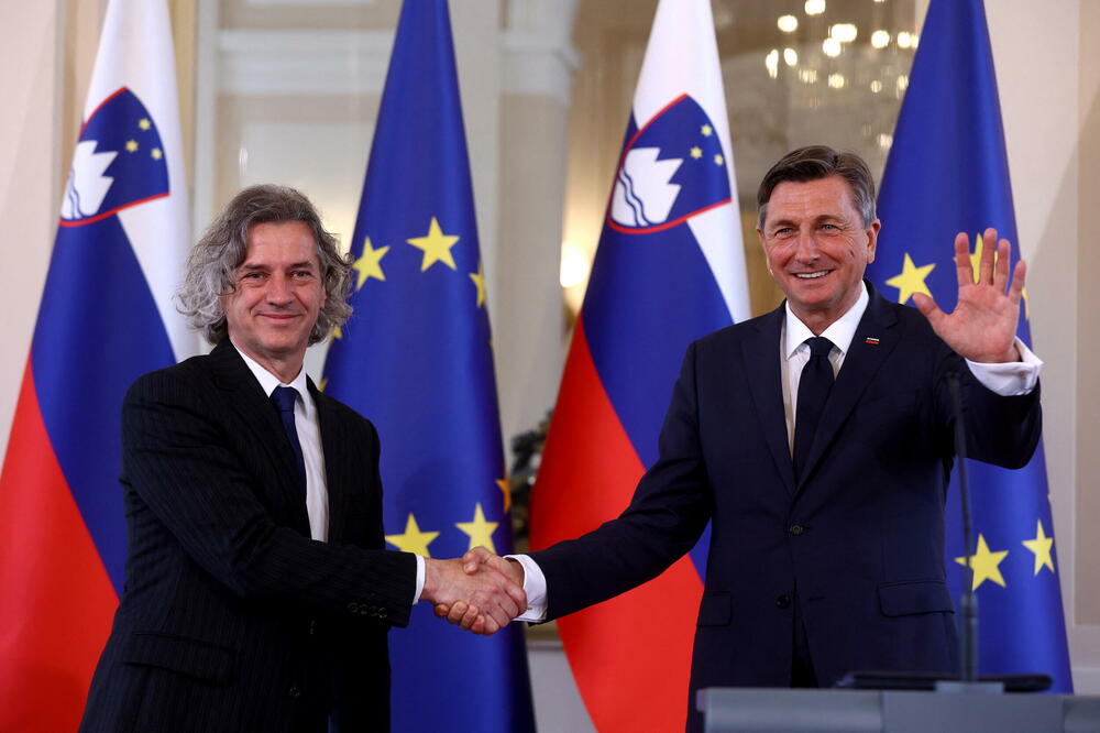 Golob i Janša, Foto: Reuters