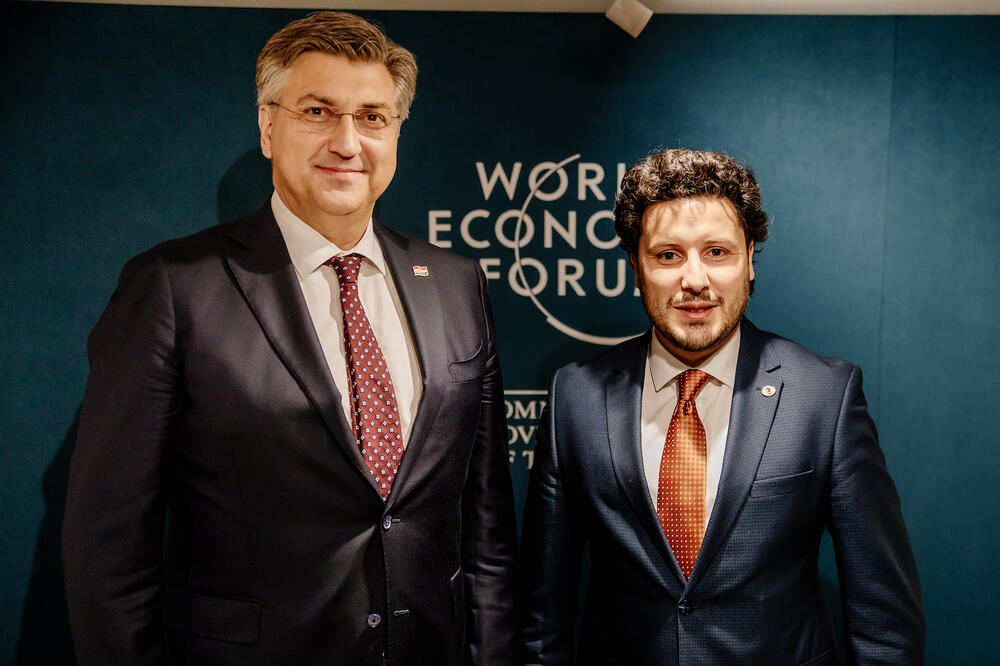 Plenković i Abazović, Foto: Vlada Crne Gore