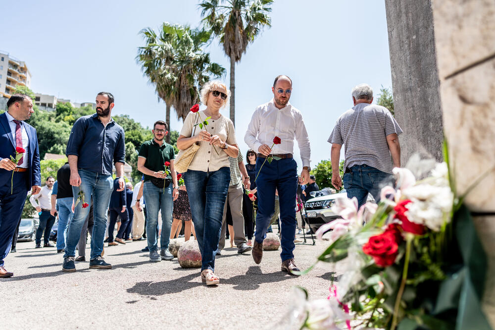 SDP delegacija na memorijalnom okupljanju, Foto: SDP