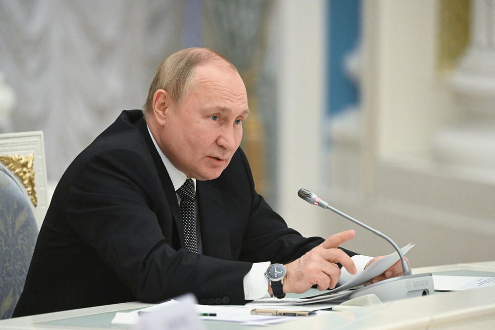 Putin sa sastanku Prezidijuma Državnog savjeta u Kremlju, Foto: Rojters