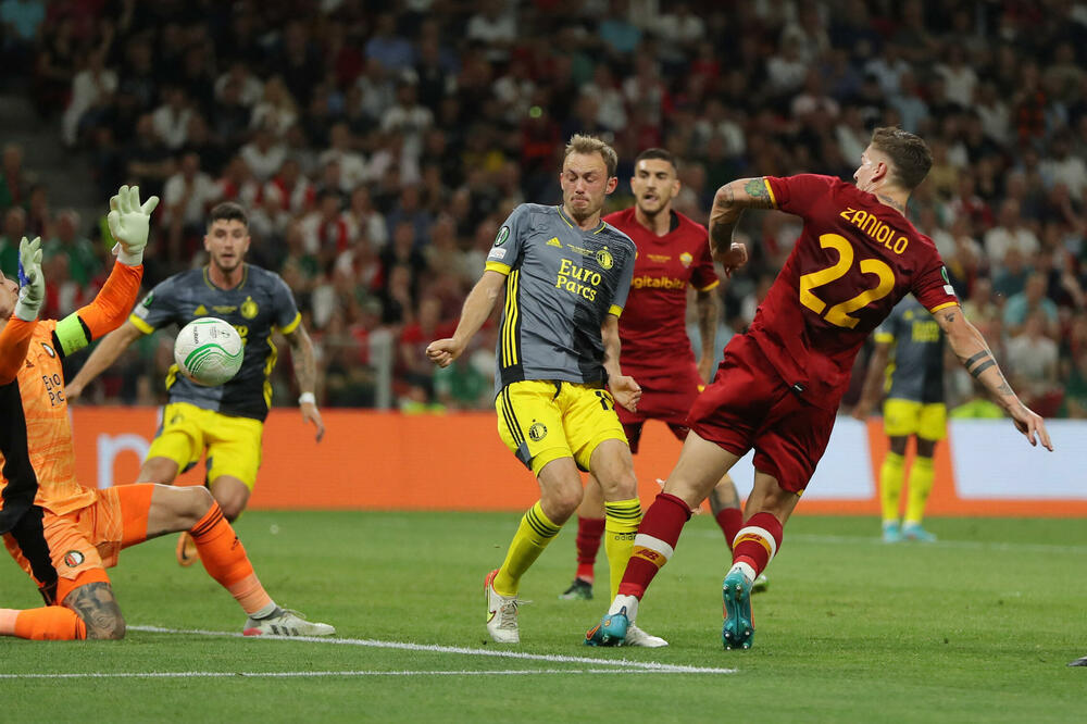 Zaniolo postiže gol za 1:0, Foto: Reuters