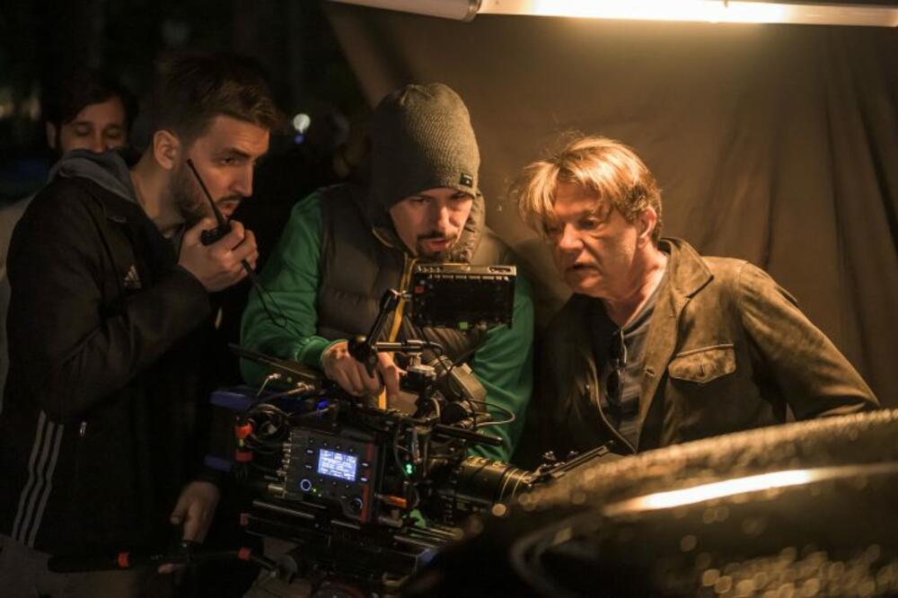 Sa seta filma "Lančana reakcija", Foto: Filmski Centar Crne Gore