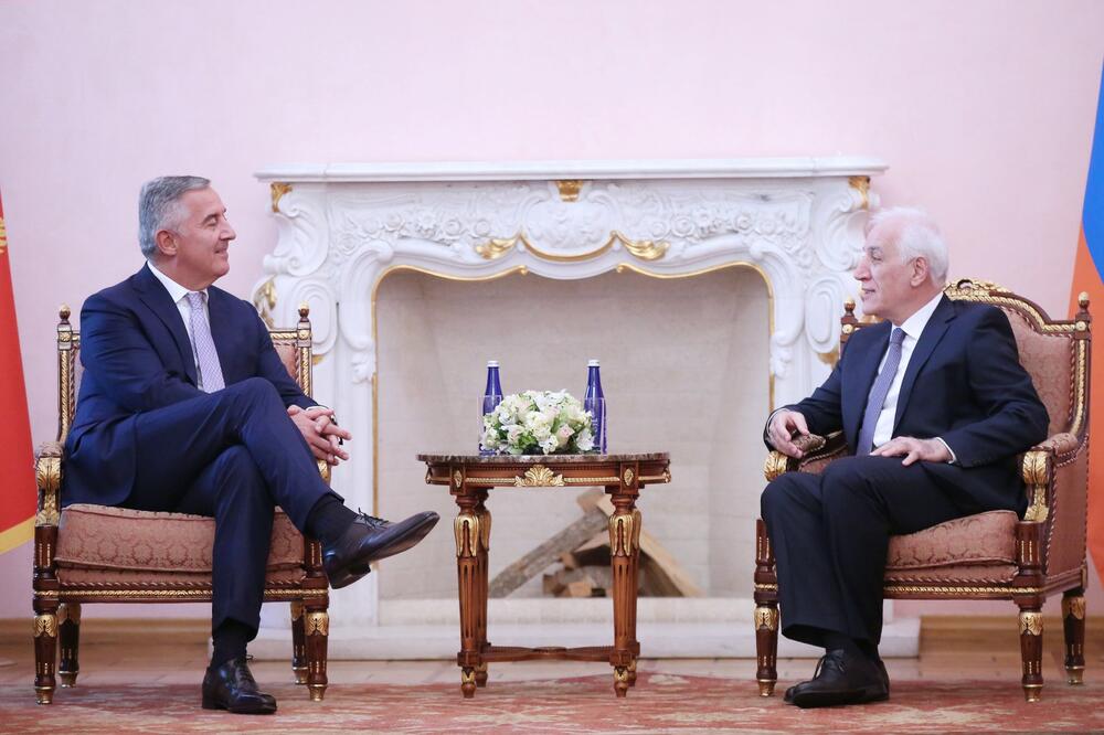 Đukanović i Hačaturjan, Foto: Služba za informisanje Predsjednika Crne Gore