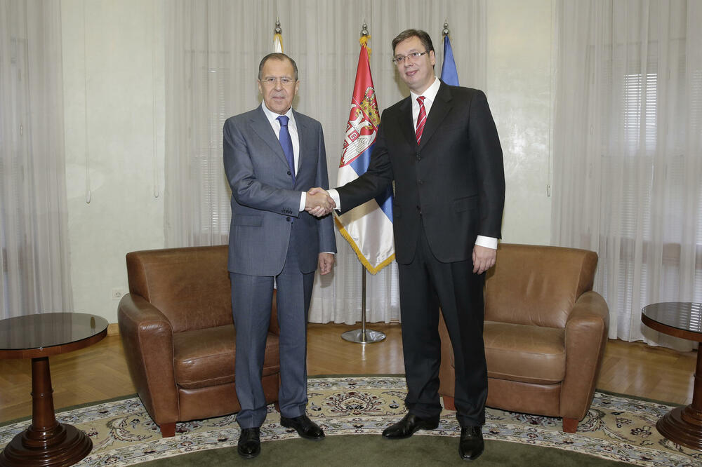 Lavrov i Vučić tokom jednog od ranijih sastanaka, Foto: Shutterstock