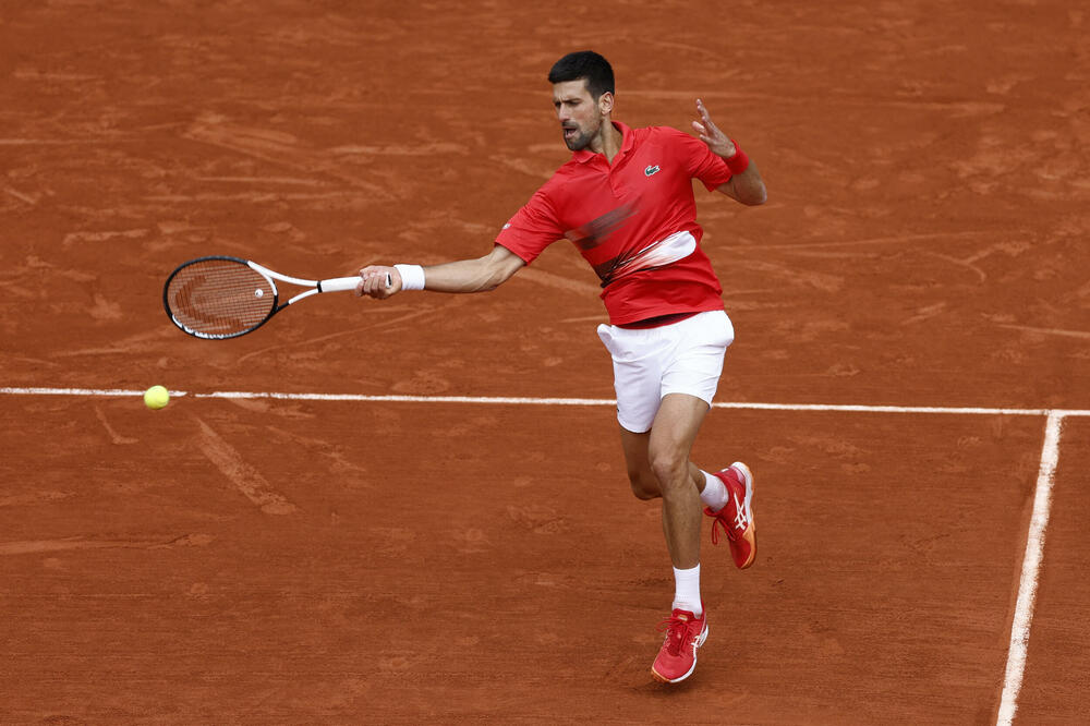 Đoković na današnjem meču, Foto: Reuters